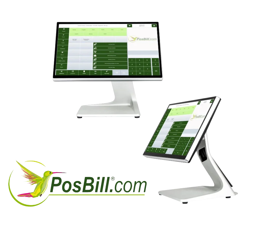 PosBill Kassensystem mit Hardware, Bild des Herstellers