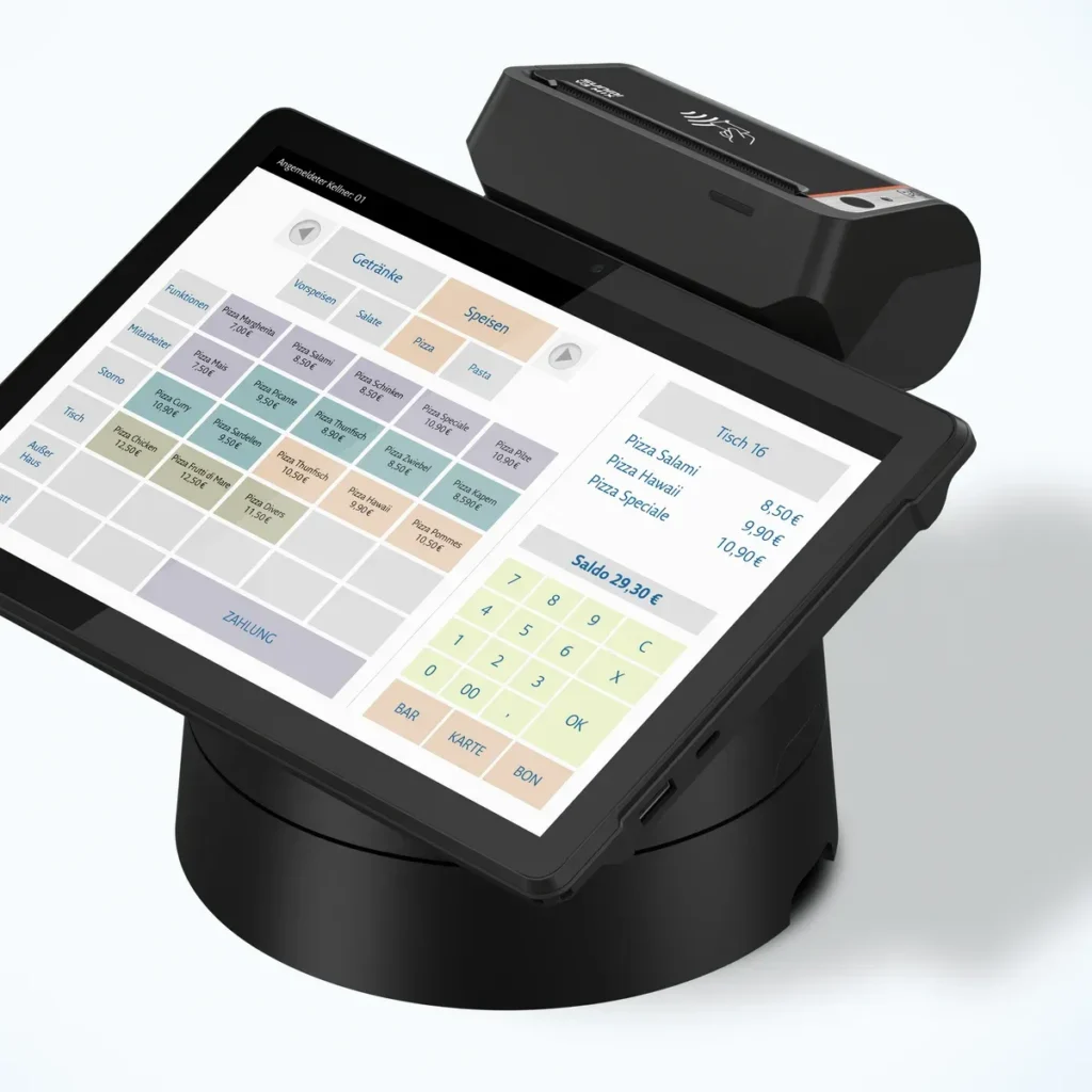 REA Card Kassensystem mit Hardware, Bild des Herstellers