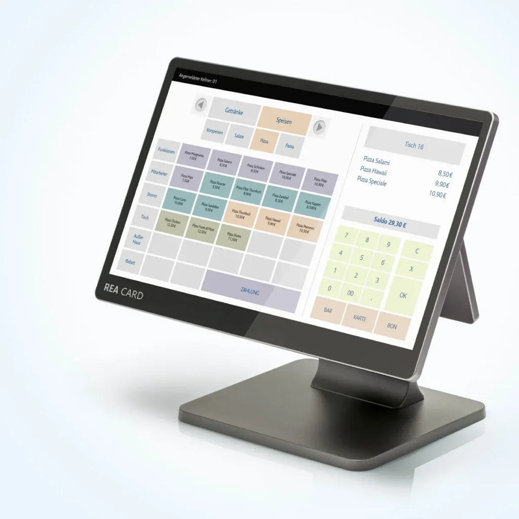 REA Card Kassensystem mit Hardware, Bild des Herstellers