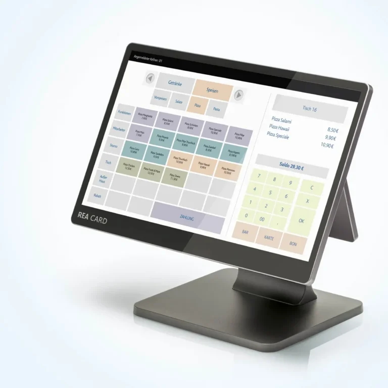 REA Card Kassensystem mit Hardware, Bild des Herstellers