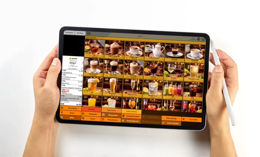 speedy Kassensystem mit Hardware, Bild des Herstellers