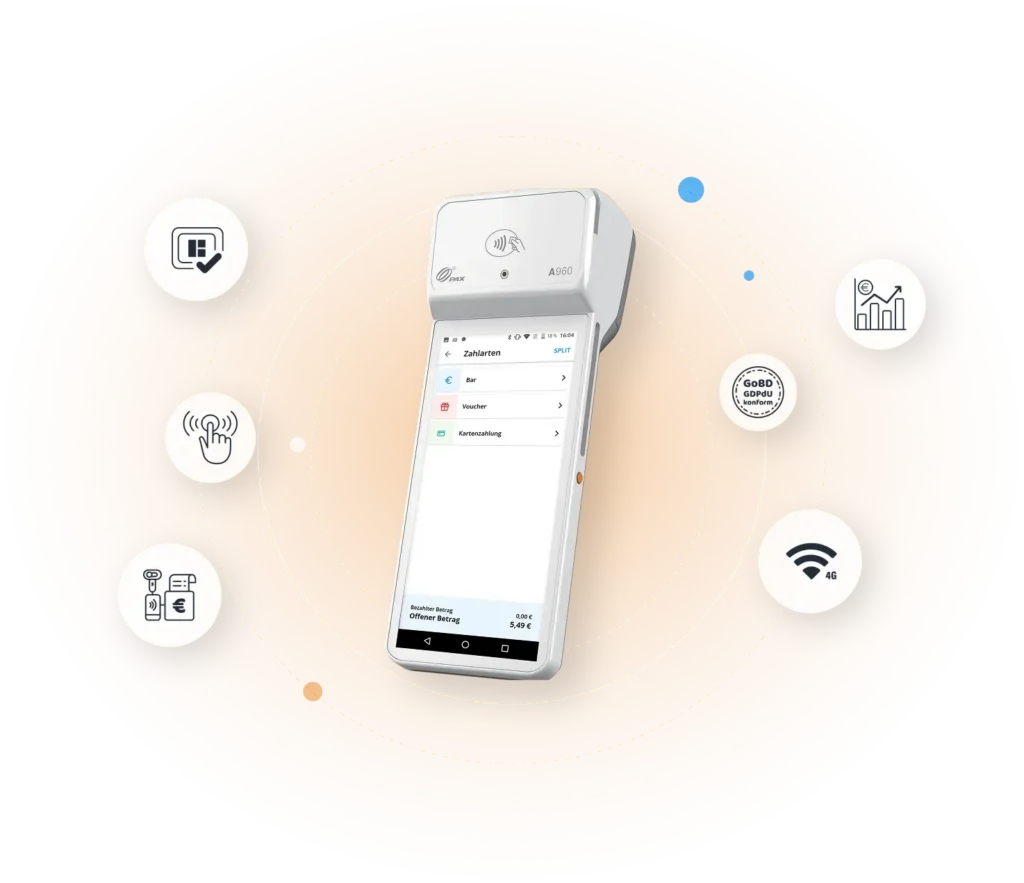 Tillhub Kassensystem mit Hardware, Bild des Herstellers