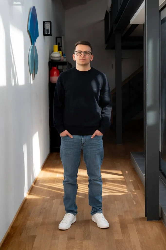 Tim Cazin im Büro
