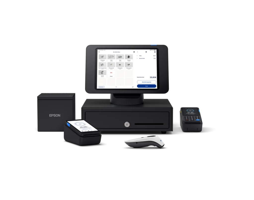 Zettle Kassensystem mit Hardware, Bild des Herstellers